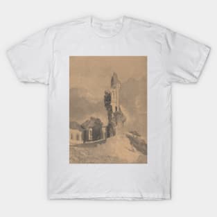 Byland Abbey, Yorkshire by John Sell Cotman T-Shirt